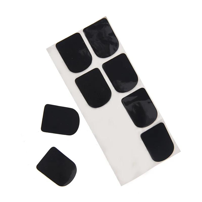 

8pcs Rubber Soprano Saxophone Sax Clarinet Mouthpiece Pads Patches Cushions Saxophone Sax Clarinet Accessories 0.8mm Black