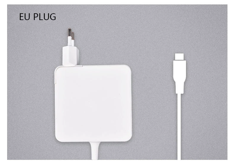 Белый 87 Вт USB-C адаптер питания type-C зарядное устройство для Apple Macbook pro 15 дюймов A1706 A1707 A1708 A1719 - Цвет: Белый