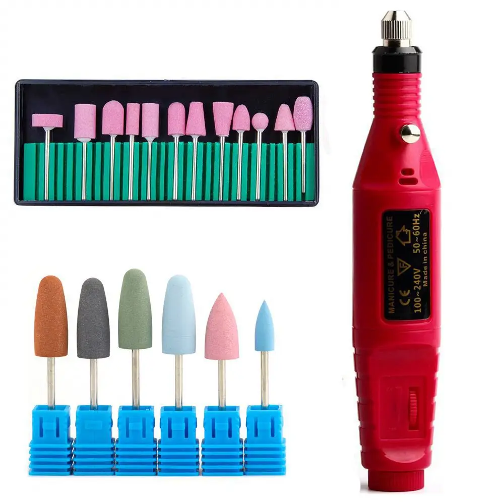 Фреза для маникюра профессиональный набор электрическая машинка сверло ногтей