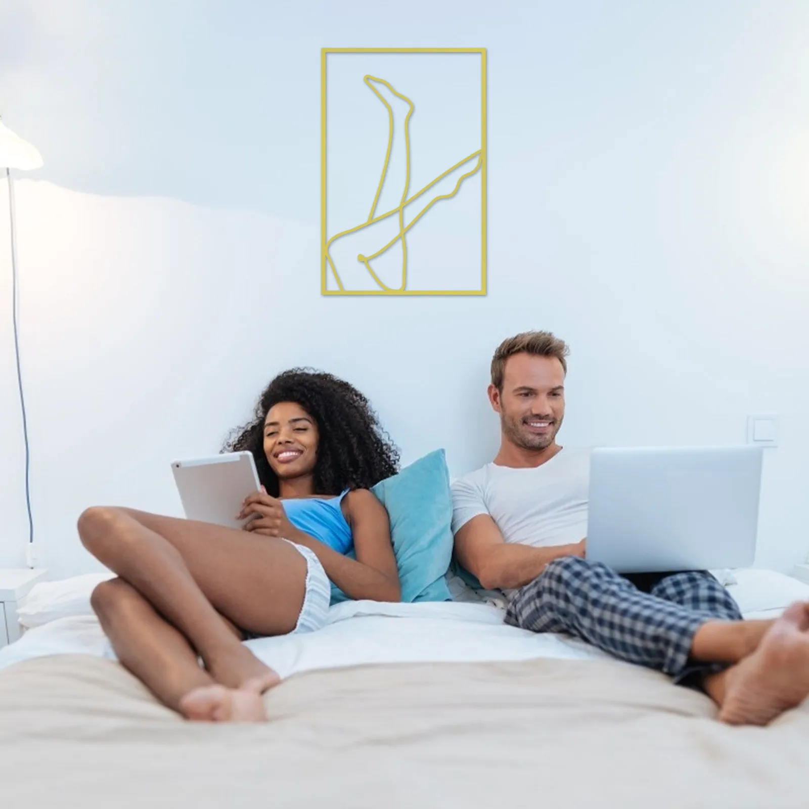 

Home Decoration Metal Modernization Abstract Fresco Room Abstract Women's Body Shape Art