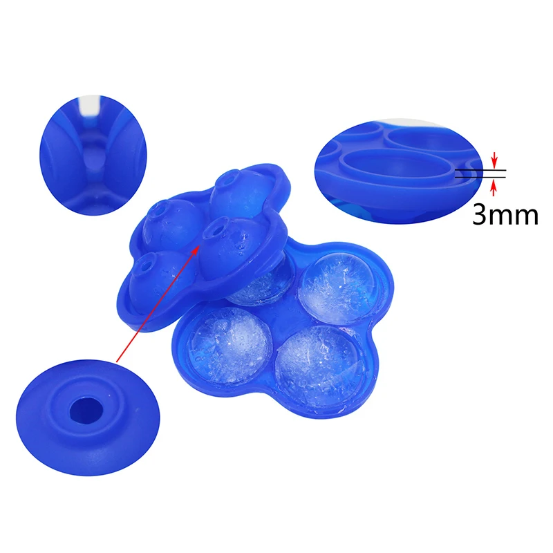 

Whiskey Ice Cube Ball Maker Mold Mould Brick Round Bar Accessiories High Quality Random Color Ice Cream Tools