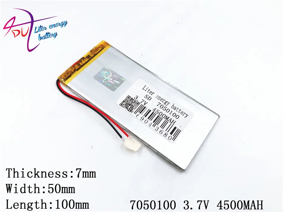 Литий полимерная батарея с платой для КПК планшетов цифровых продуктов размер