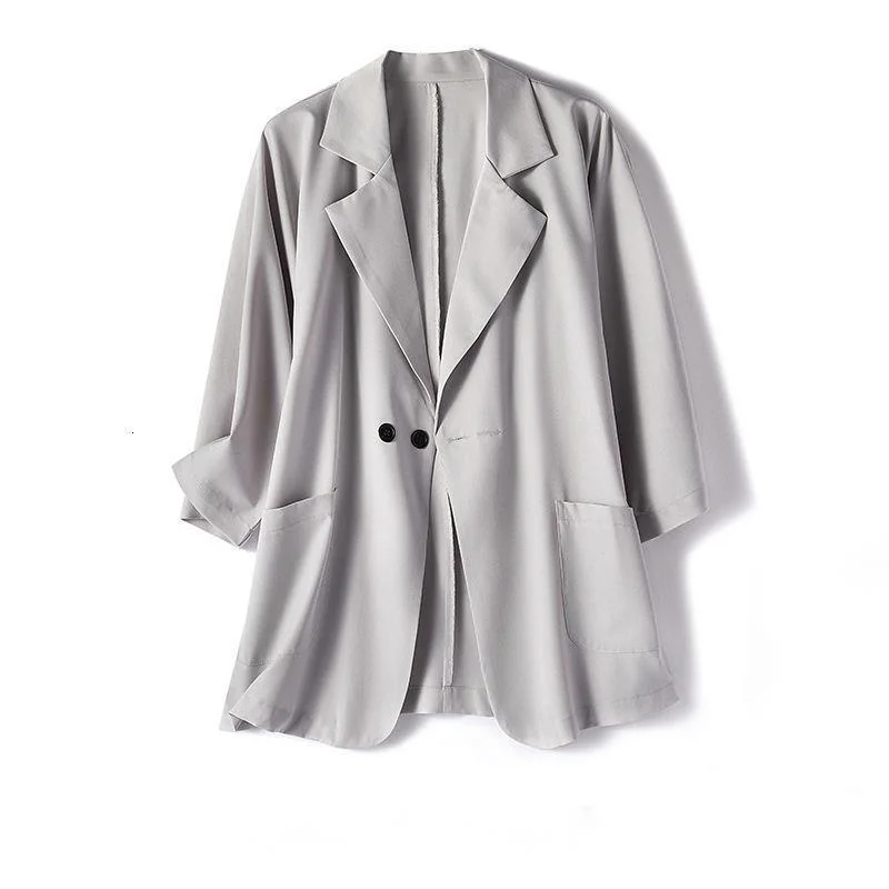

Summer Thin Short-sleeved Blazer Men's Fashion Business Society Mens Suit Jacket Korean Loose Casual Dress Jacket Men S-3XL