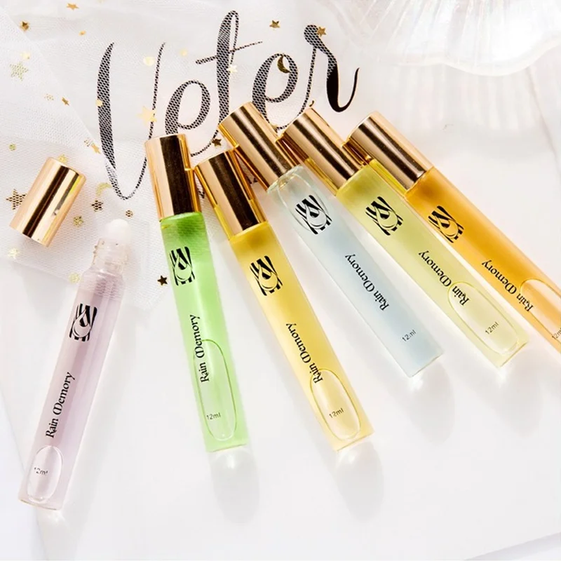 

12mlPortable Roll-on Perfume Pen Long Lasting Light Fragrance Girl Roll-on Deodorant French Ladies Body Deodorant Parfume Women