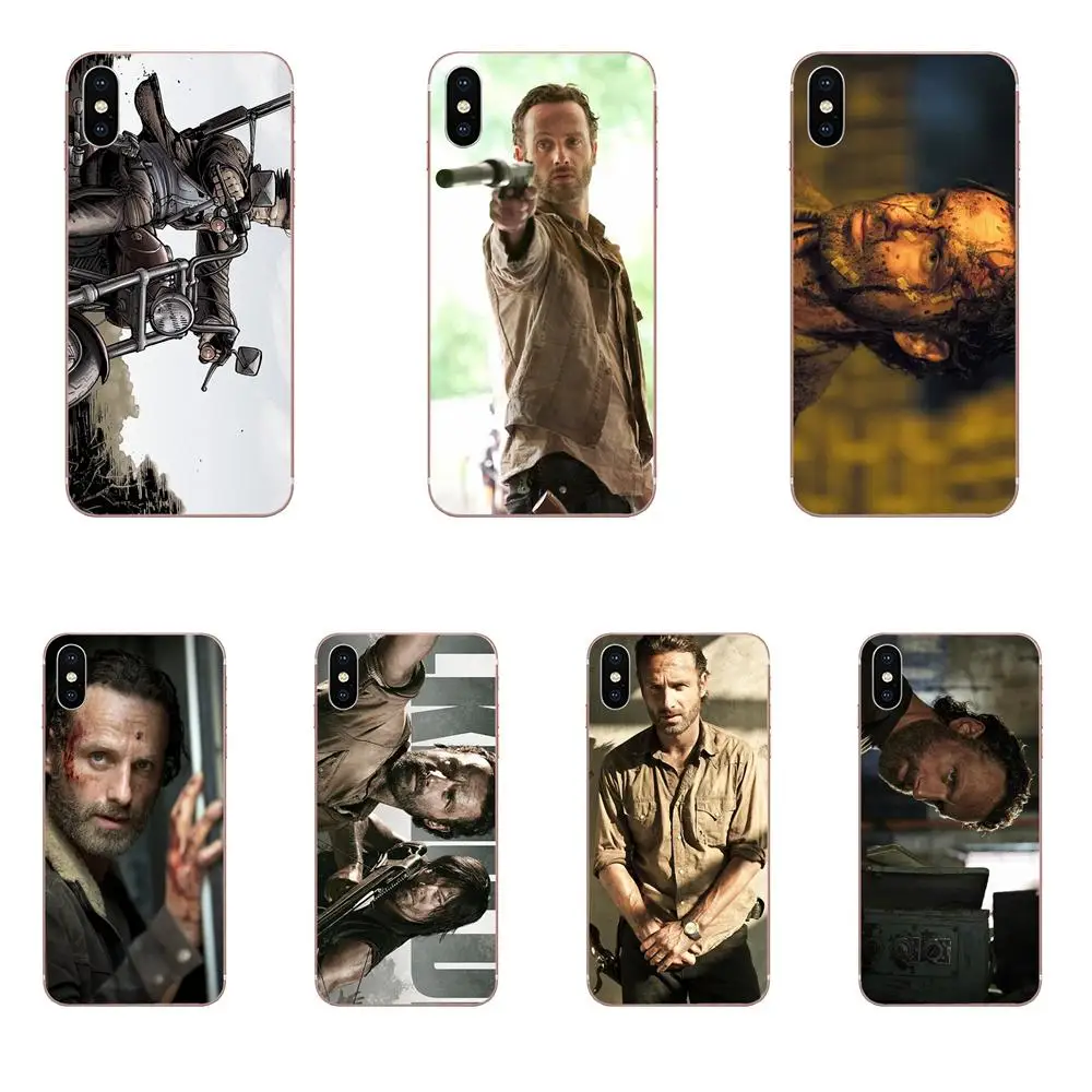Rick Grimes Ходячие мертвецы Мягкий ТПУ оптом для Samsung Galaxy S20 S10 S9 S8 Plus A50 A70 A40 A30 A20 A10 A50S A70S