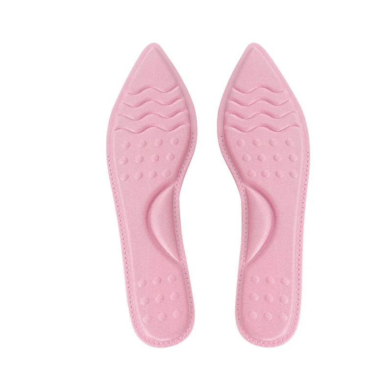 Синий Sponge Sport Shoes Pad Comfortable Gel Insoles Ladies Massage Sole Women Insoles Inserts Shock Absorption Pads - Цвет: Синий