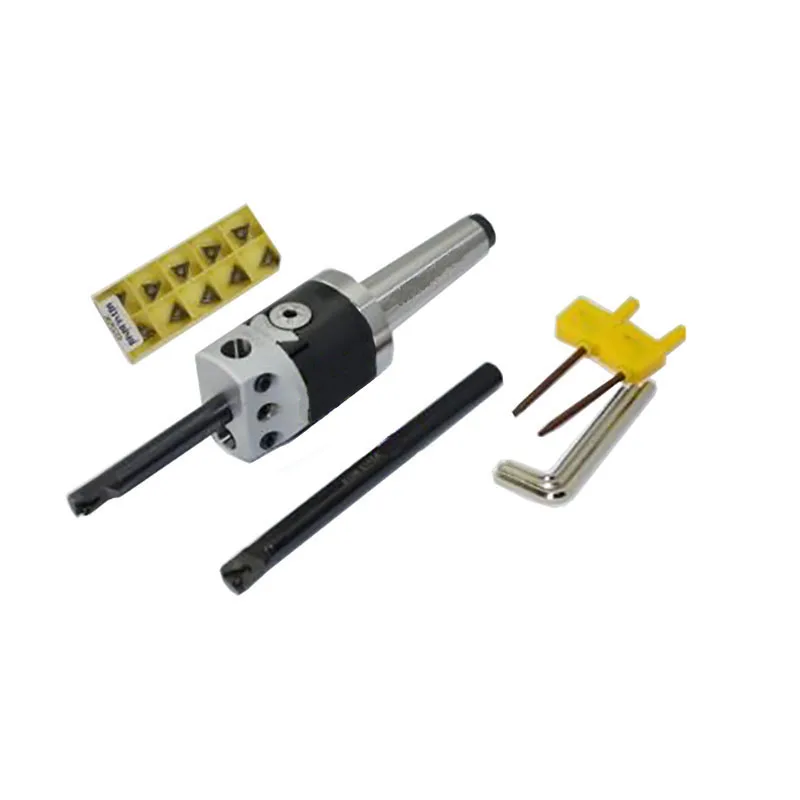 Новинка конус Morse MT4 M16 + F1 12 50 мм Буровая головка 2 шт. буровые стержни стандарта 100 и 150 10 вставок stcmt110204|boring