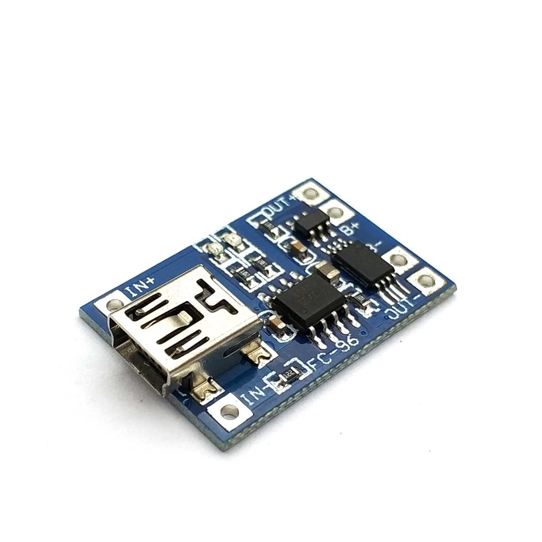 Зарядная плата TP4056 MINI USB модуль зарядного устройства для литиевой батареи 18650 5 В 1