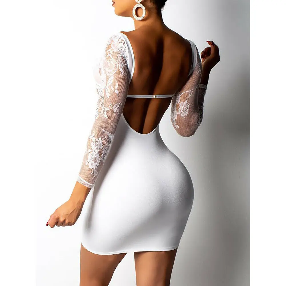 2019 Горячая Для женщин сезон: весна–лето с открытыми плечами Бандажное платье