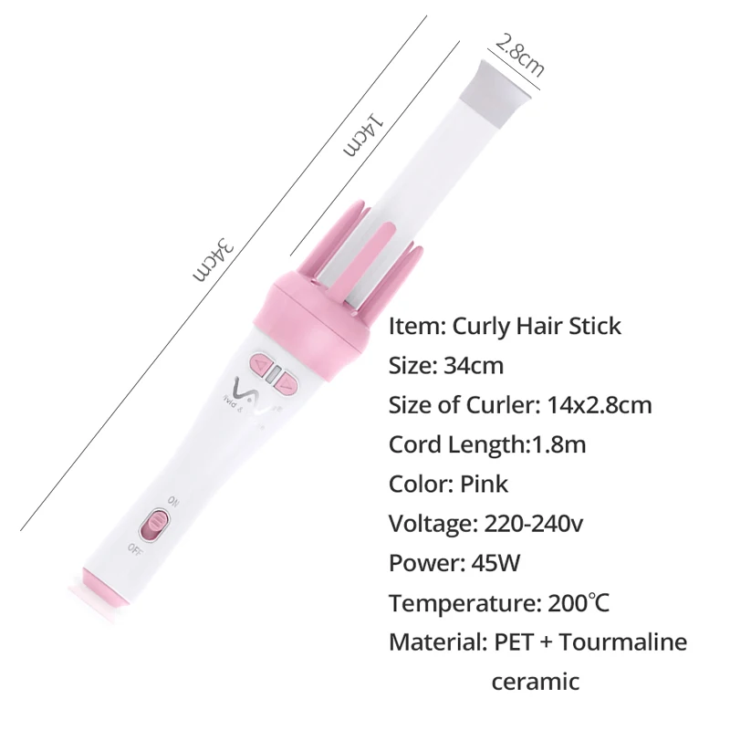 Автоматическая Плойка для завивки волос вращающийся утюжок быстрая укладка