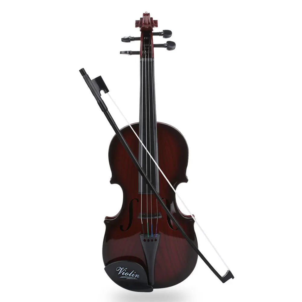 

48CM Children'S Violin Early Education Children Portable Studnets Acoustic Violin Toys ABS Practical Music Kids Violin Durable