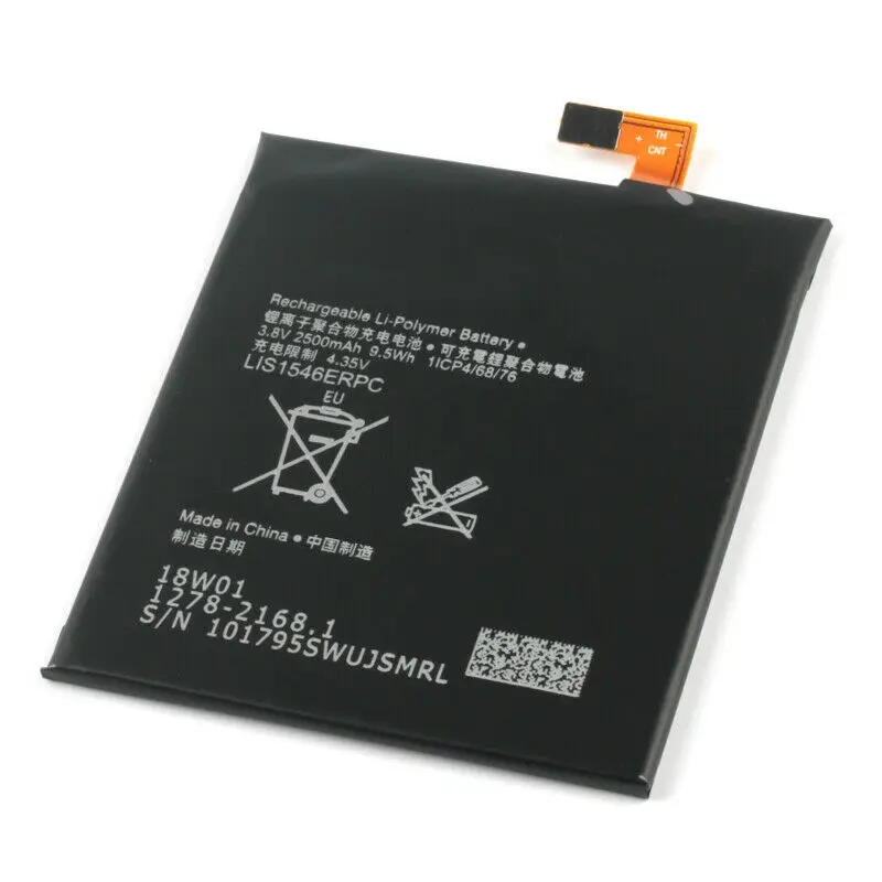 100% Оригинальный Новый 2500mAh LIS1546ERPC Аккумулятор для sony Xperia C3 S55U S55T|Аккумуляторы