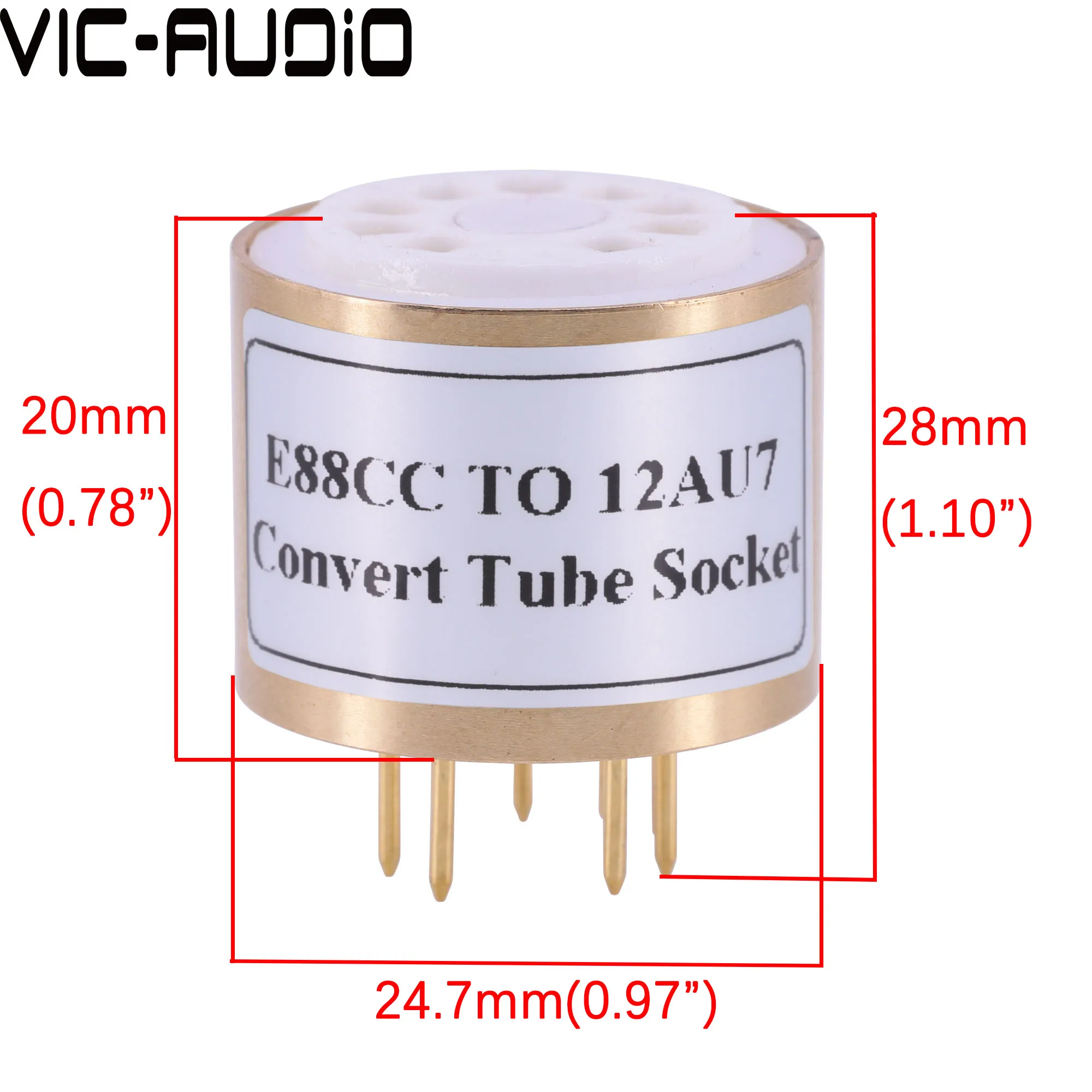 1 шт. E88CC ECC88 от 6922 до 12AU7 12AX7 ECC82 ECC83 6 3 В вакуумный трубчатый усилитель DIY Hi-Fi адаптер