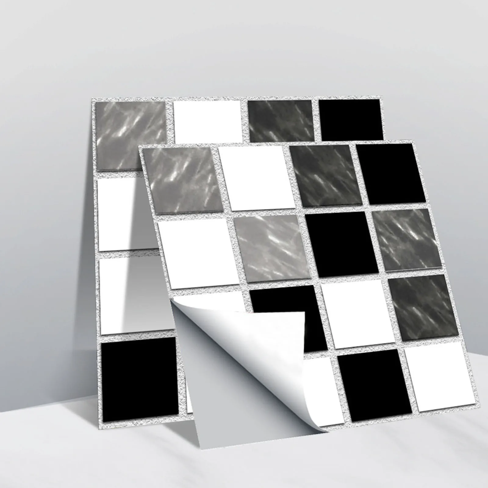 

Self Adhesive Tile Wall Sticker 3d Pvc Sticker Cover For Kitchen Cupboard Bathroom Wallpaper Waterproof Wallpaper Diy Home Decor