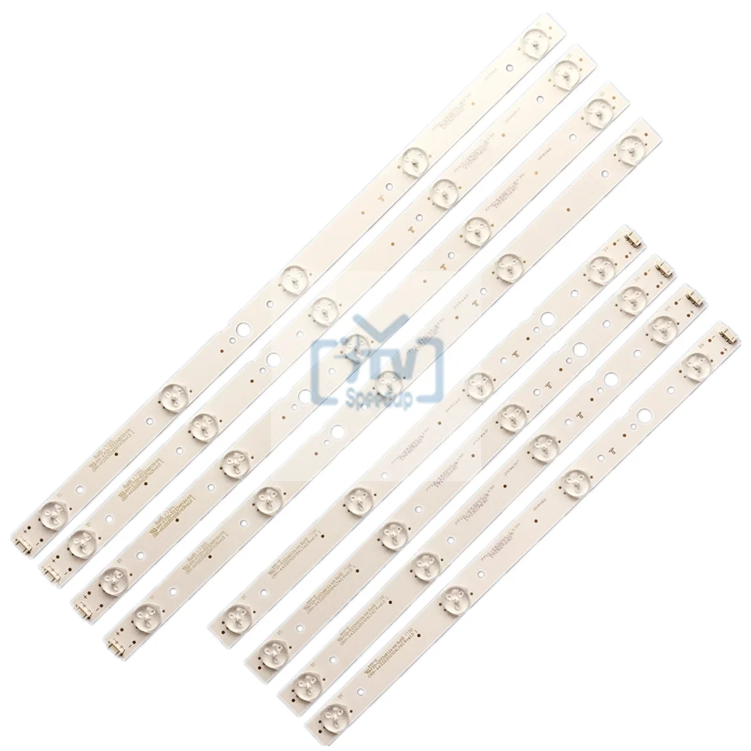 

5set=40pcs LED backlight strip for LG 43UJ620V 43UJ6200 43UJ630V CRH-A4330300104L6CNRev1.0 CRH-A4330300105R6CNRev1.0