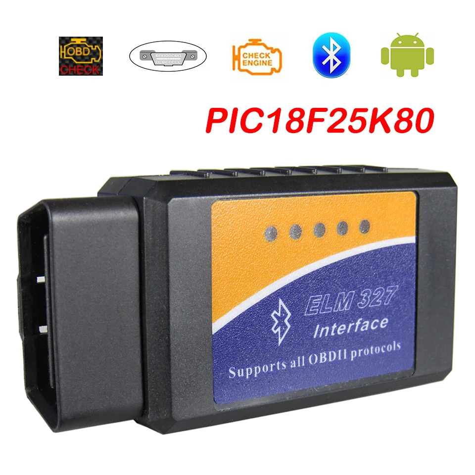 ELM327 Bluetooth V1.5 Obd2 Автомобильные диагностические инструменты Elm 327 в 1,5 OBDII Автомобильный диагностический сканер ELM-327 OBD 2 II сканер для Android