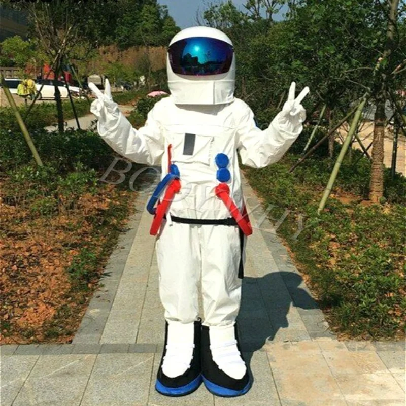 

Cosplay Party Spaceman Mascot Costume Astronaut Mascot Costume Halloween Christmas Outdoor Party Adult Size Outfit