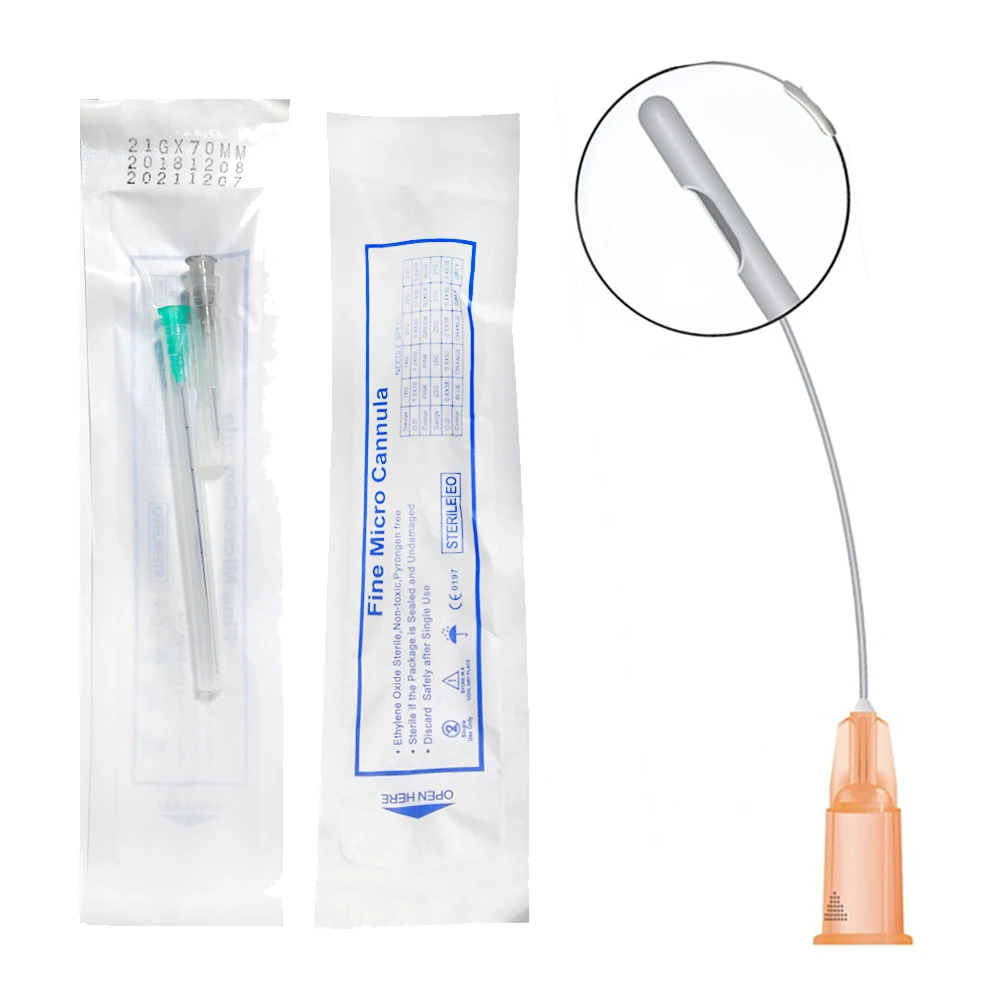 

Канюля с тупым кончиком 14G-30G 27G70mm Micro Cannula из нержавеющей стали SteeI Blunt-Tip игла