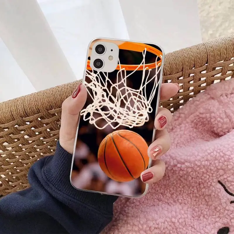 

Basketball Basket Phone Case for iPhone 8 7 6S Plus X 5S SE 2020 XR 11 12 mini pro XS MAX