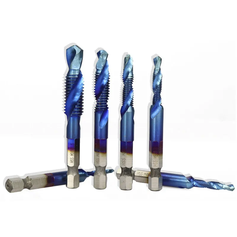 M3-M10 Титан HSS комбинированное сверло с шестигранным хвостовиком титановым