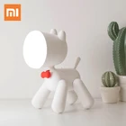 Светодиодный прикроватный светильник Xiaomi, с USB-зарядкой, для детской спальни, милая разнообразная лампа для чтения с собаками, студенческий мультяшный ночник