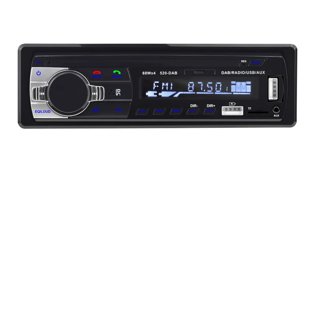 Автомобильный MP3 плеер DAB + FM автомобильное радио стерео аудио Bluetooth совместимый mp3