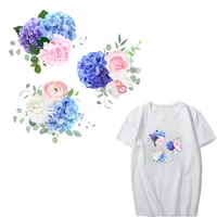 iron on flower patches for girl clothing print for t shirt diy applique iron on transfers thermo stickers stripes on clothes