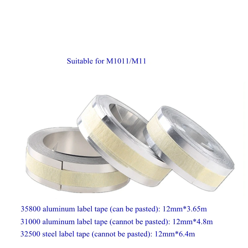 

Metal Label 35800 31000 32500 Aluminum Steel Ribbon for Labeling Machine DYMO M1011 M11