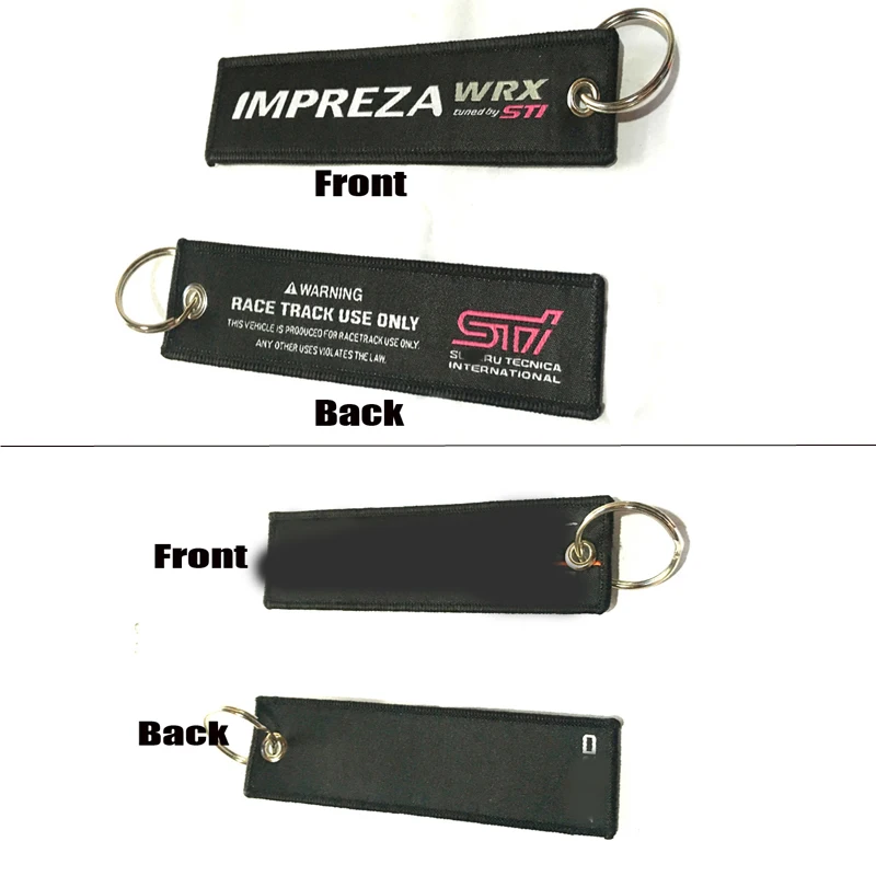 Брелок для ключей JDM Bride двухсторонний автомобильный брелок-бирка STI SUBARU Superbike