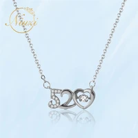 2021 fashion luxury 520 heart pendant necklaces for couple women rose golden trend classic female necklaces neck accessories hot