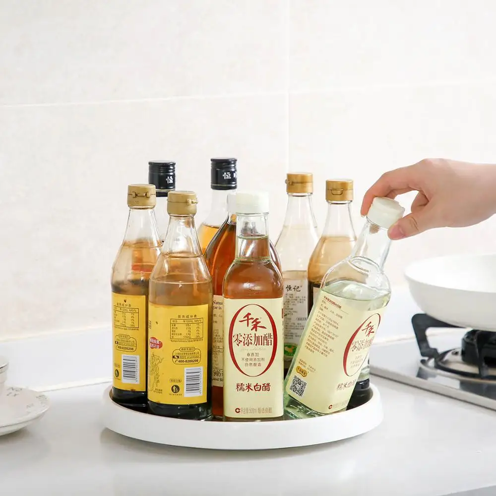 Двухуровневая вращающаяся стойка для приправ кухонные принадлежности