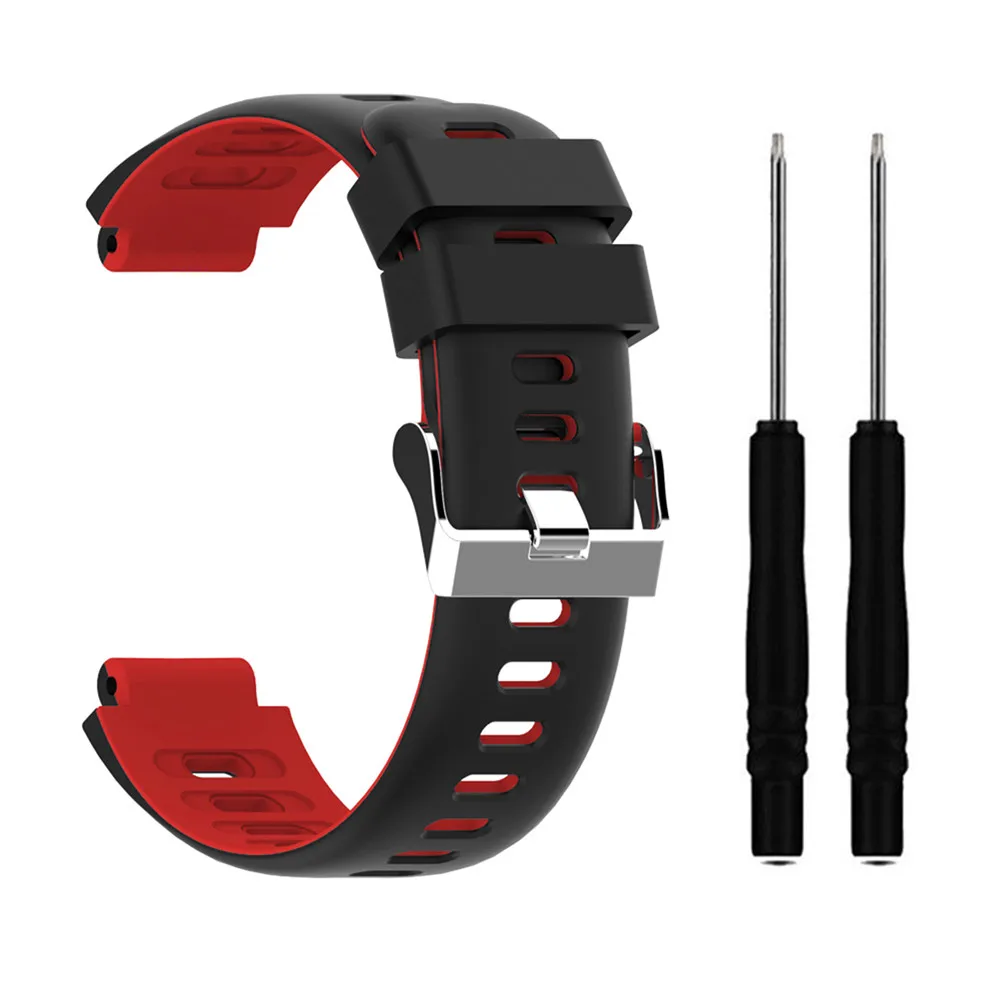 Сменный силиконовый ремешок для Garmin Forerunner 235/235 lite/220/230/620/630/735xt двойной цветной ремешок для часов