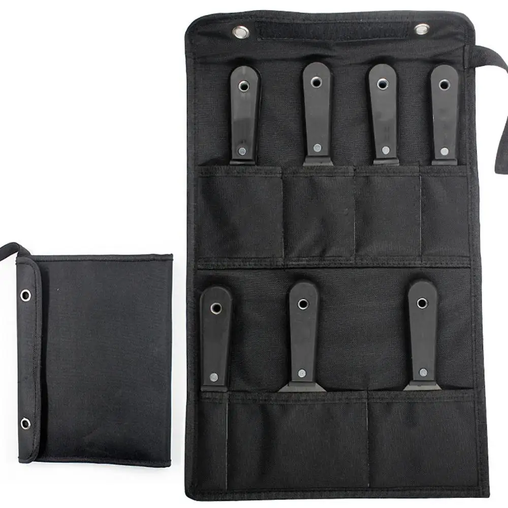 7 шт. шпаклевочный нож набор ракельный переносная Холщовая Сумка стены лопата для