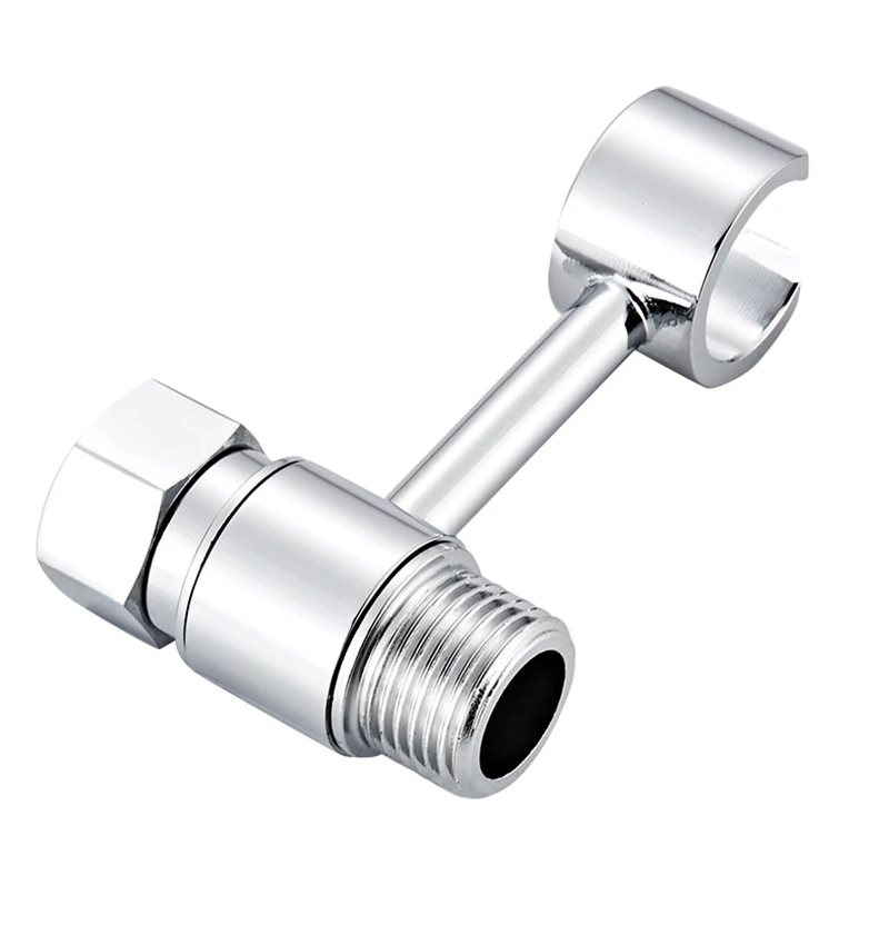 

Неперфорированный медный Держатель сопла для душа с гальваническим покрытием и поворотом на 360 градусов