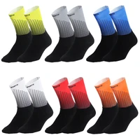 functional fabric cycling socks compression antislip bike bicycle racing running breathable sport socks for men and women