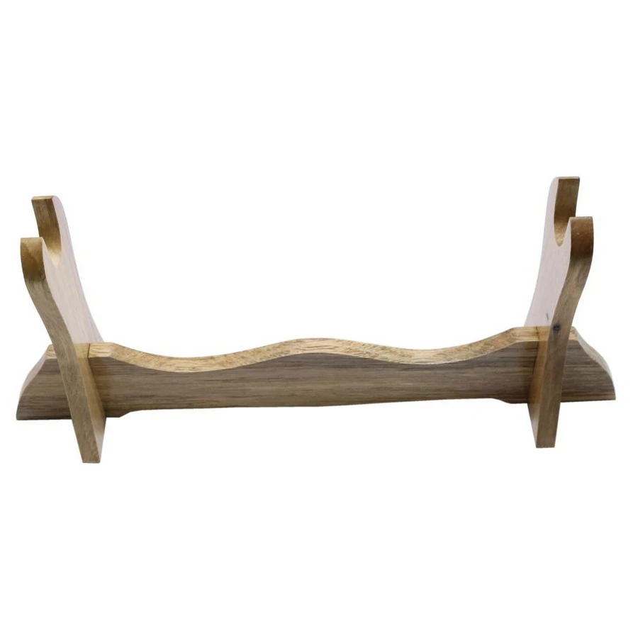 Samurai Sword Katana Wakizashi Tanto Holder Stand Display 1 Layer Real Wood | Decorative Shelves/Display Stands