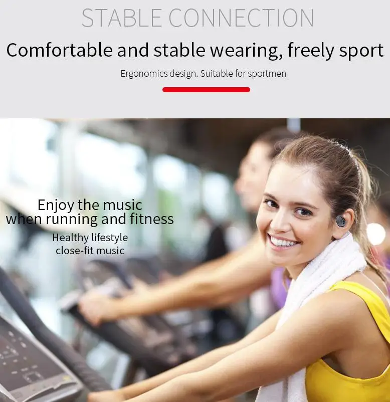 TWS-J3S Bluetooth Wireless Earphones headset Earbuds Touch Control Sport Headset Noise Cancel Earphone for xiaomi iphone | Электроника