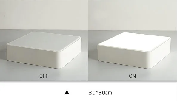 

Modern square LED panel surface mounted ceiling light White/Black bathroom AC110-240V luminarias para