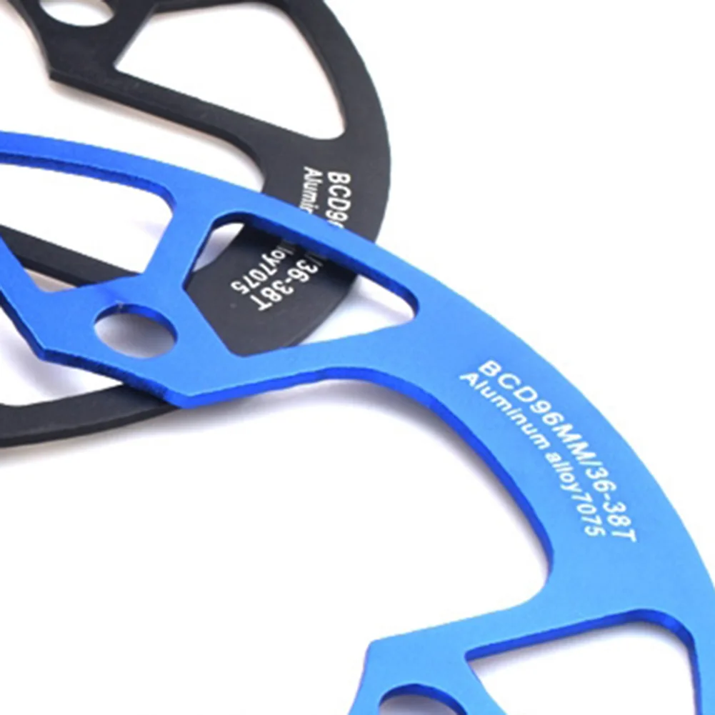 

96mm Bcd Bicycle Crank Cover Sprocket Chain Protection Guard Gear Anti-Collision Sleeve Bike Round Oval Optional