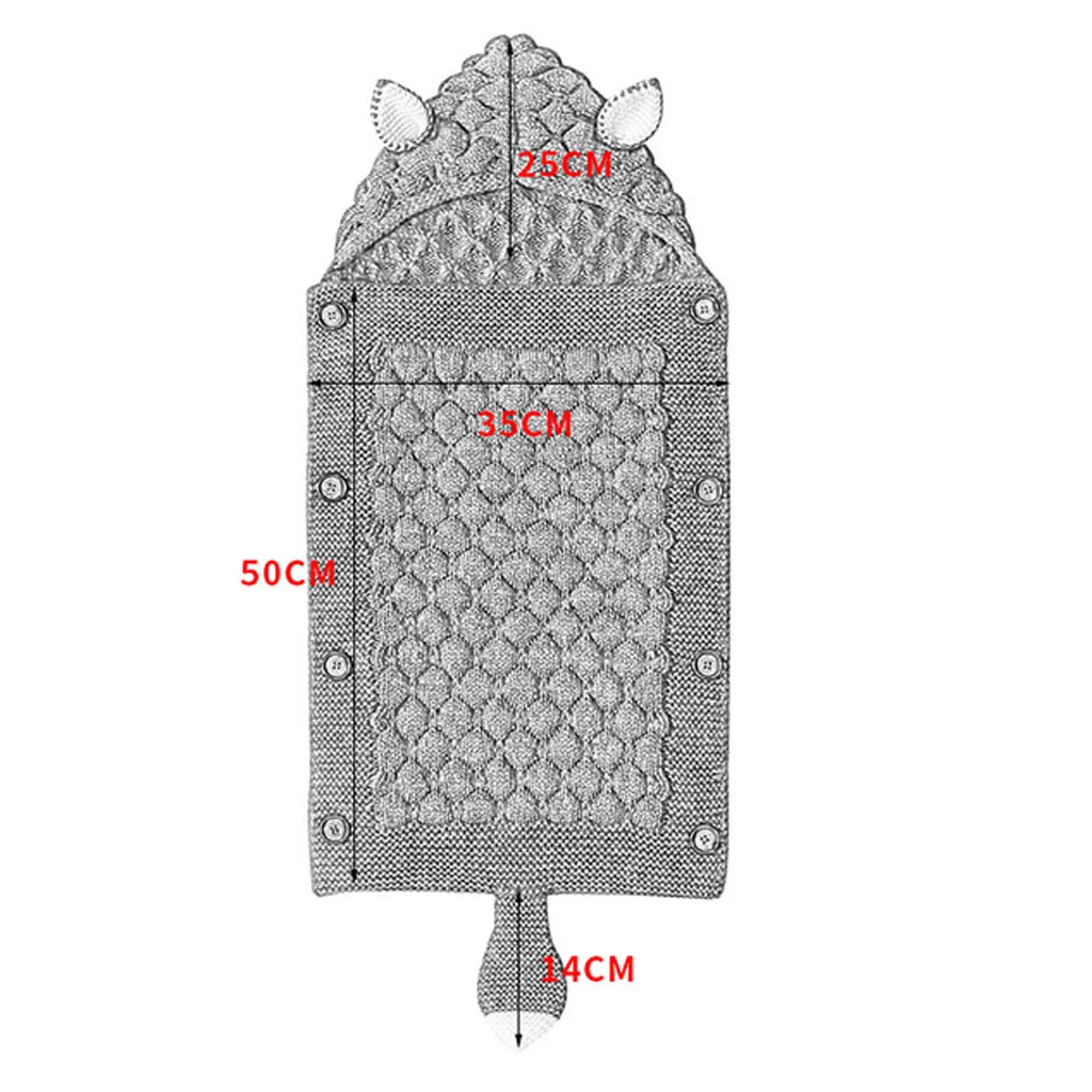 Baby Wrap Sleeping Swaddle For Newborn 2019 New Infant 3d Rabbit Ear Knitted Blanket Accesorios Fotografia | Мать и ребенок