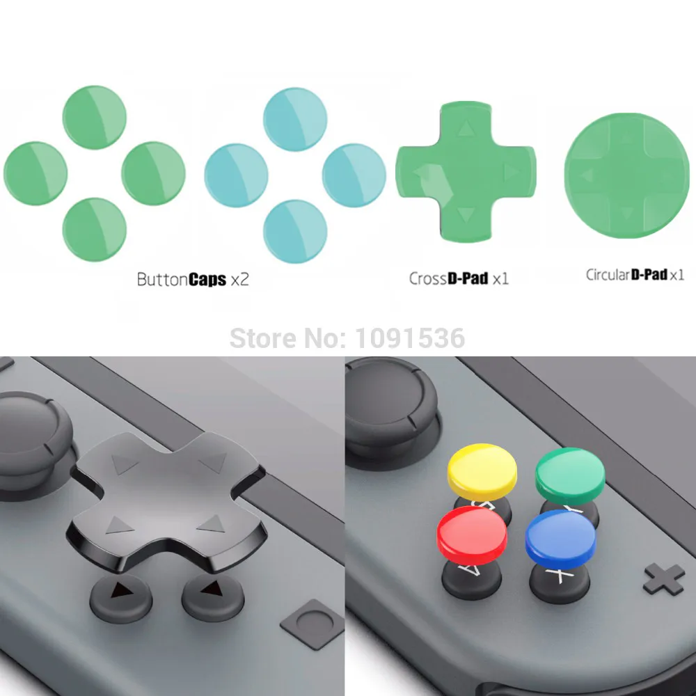 Набор колпачков для кнопок Skull &amp Co. D-Pad рукоятка большого пальца контроллера Nintendo