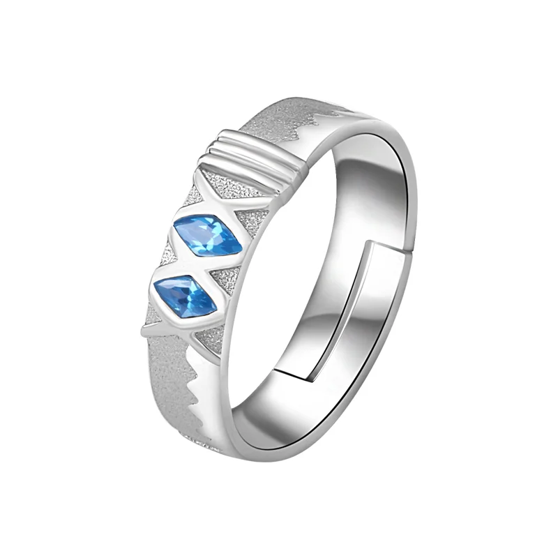 

Anime Rings Fate Grand Order Okita Souji 925 Sterling Silver Finger Ring Fashion Jewelry Man Woman Decorations Limit Props Gift