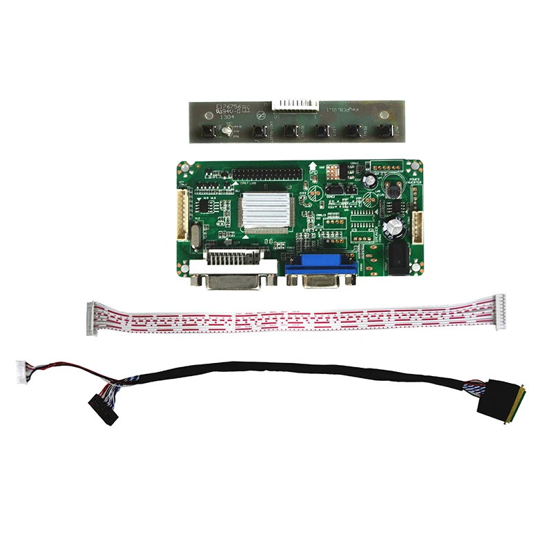 Бесплатная доставка плата драйвера ЖК-контроллера DVI DVA комплект LVDS ДЛЯ 15 6