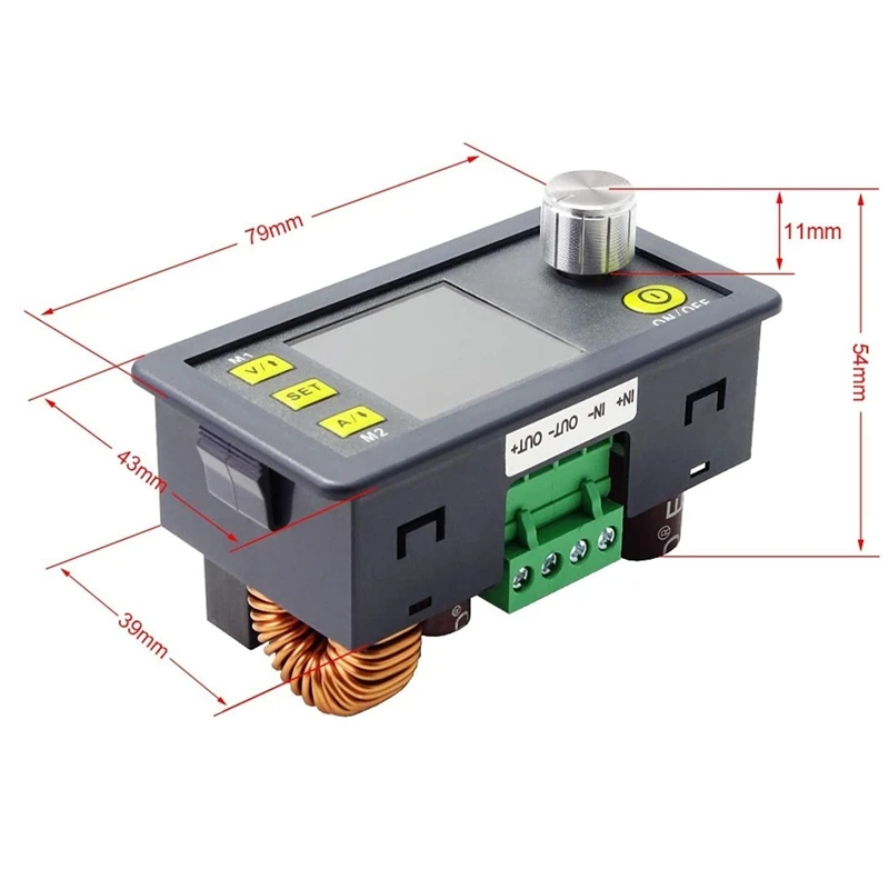 

DPS8005 USB BT Programmable Constant Voltage Current Step-Down Power Supply Module Voltmeter Ammeter Buck Converter 80V