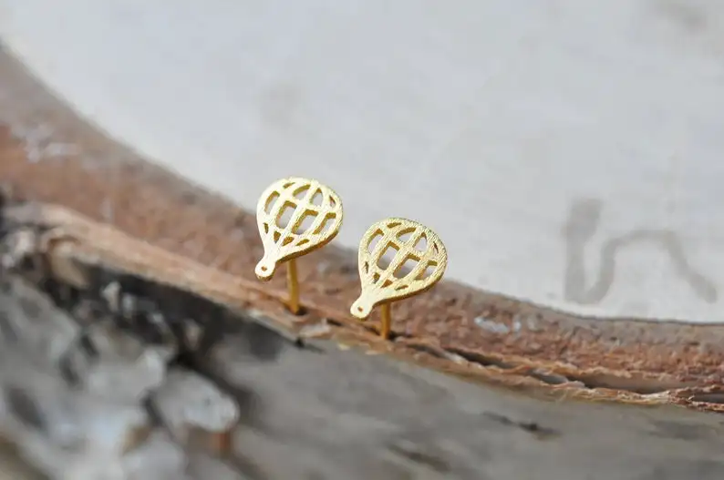 Серьги-гвоздики с воздушным шаром для женщин ювелирные изделия серьги девочек |