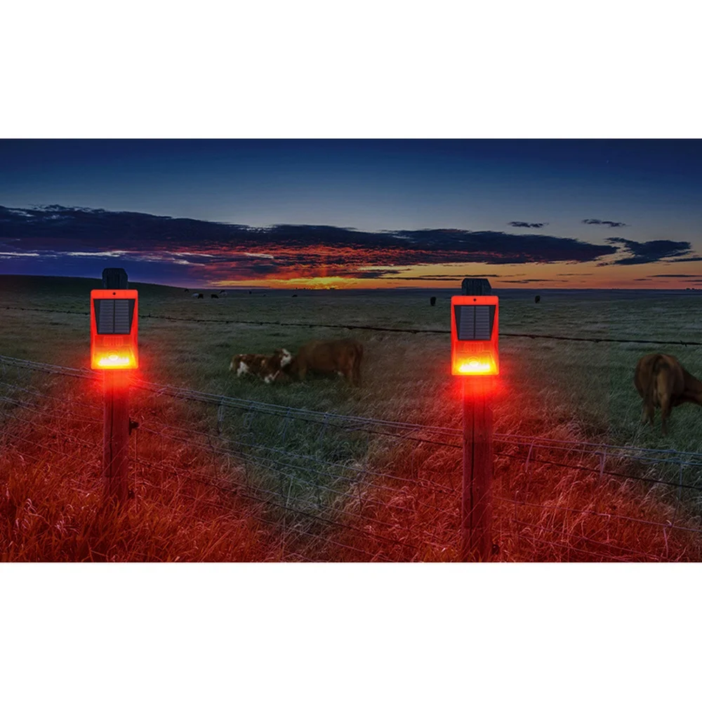 Солнечная сигнализация 8 светодиодов 2 режима индукционный инфракрасный