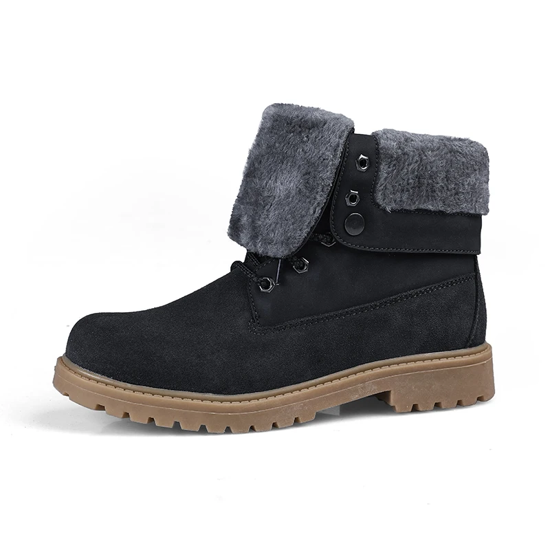 Fujin/высококачественные зимние сапоги Женские модные плюшевые теплые длинные