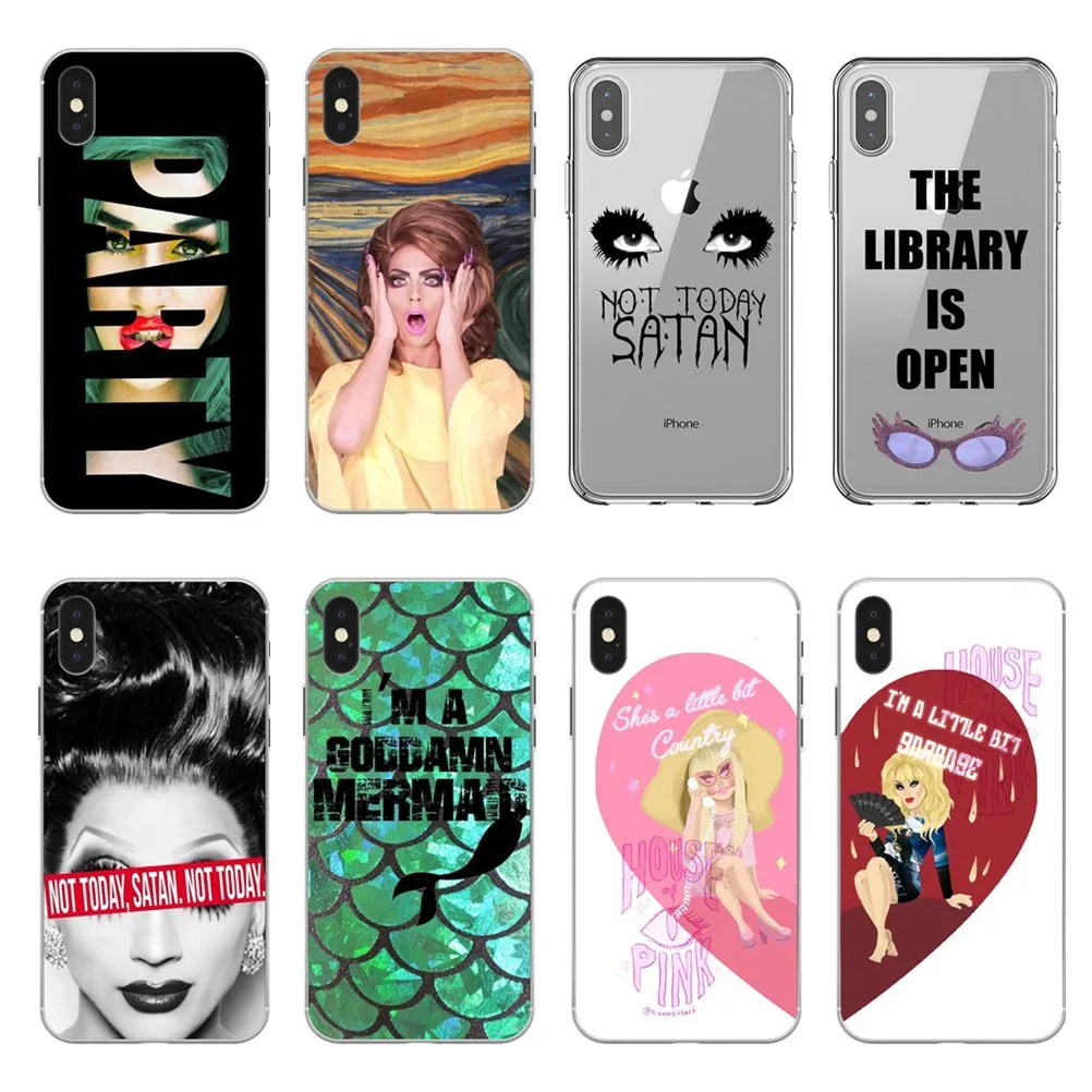 Силиконовый мягкий чехол для телефона RuPaul Drag queen чехлы накладки iPhone 5 5S SE 6 6splus 7 8 Plus