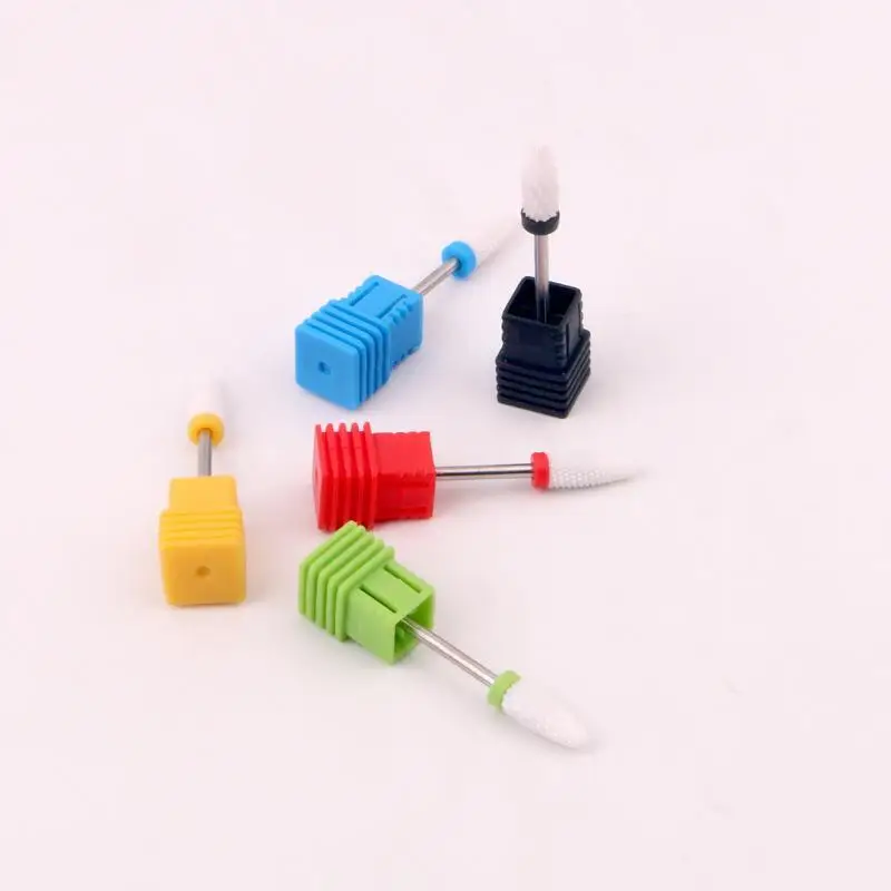 

1pcs Nail Drill Bit 5-Option (XF/F/M/C/XC) 3/32" Ceramic Drill Bit Milling Cutter Grit Polish Nail UV Gel Tools Drill Bits x1pcs