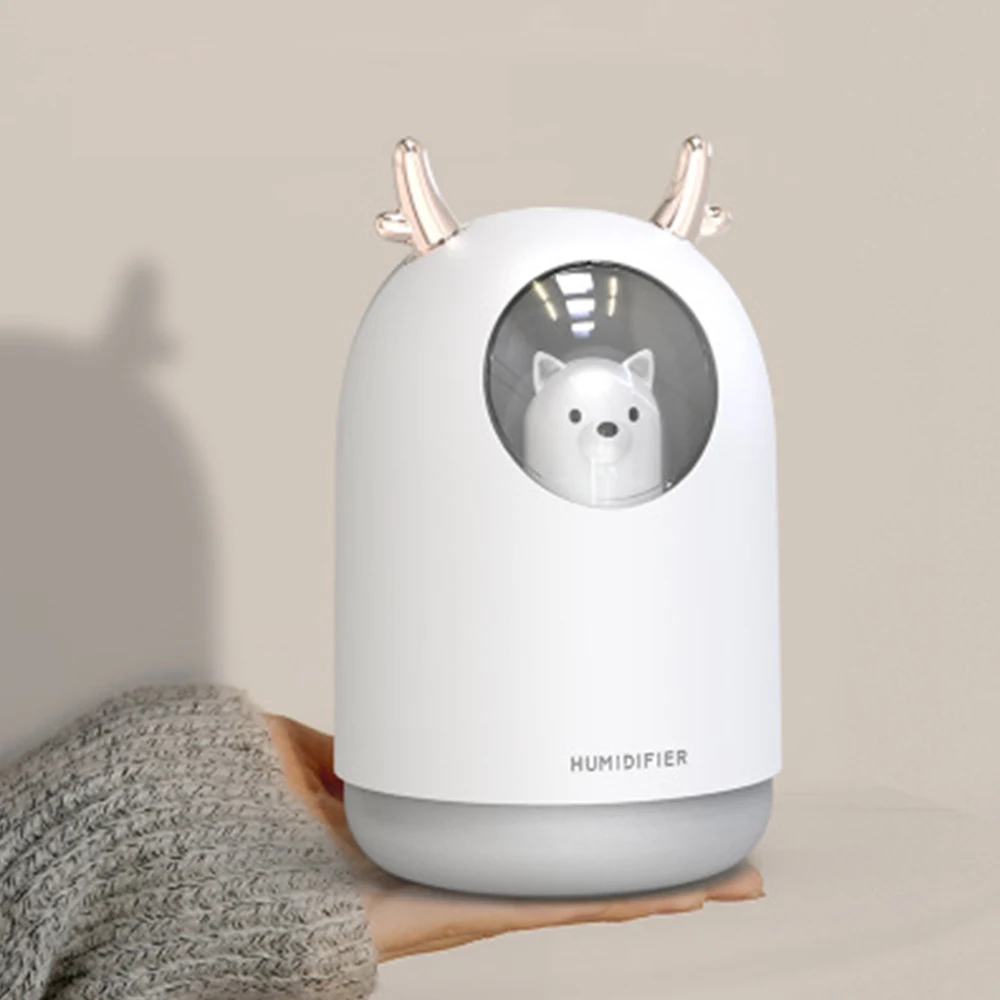 Милый USB увлажнитель для домашних животных 300 мл ультразвуковой холодный туман